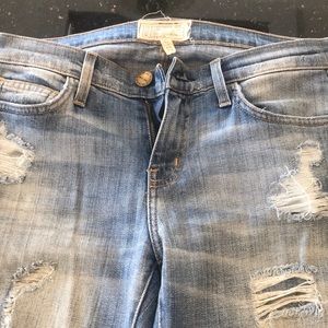 Current/Elliott distressed jeans